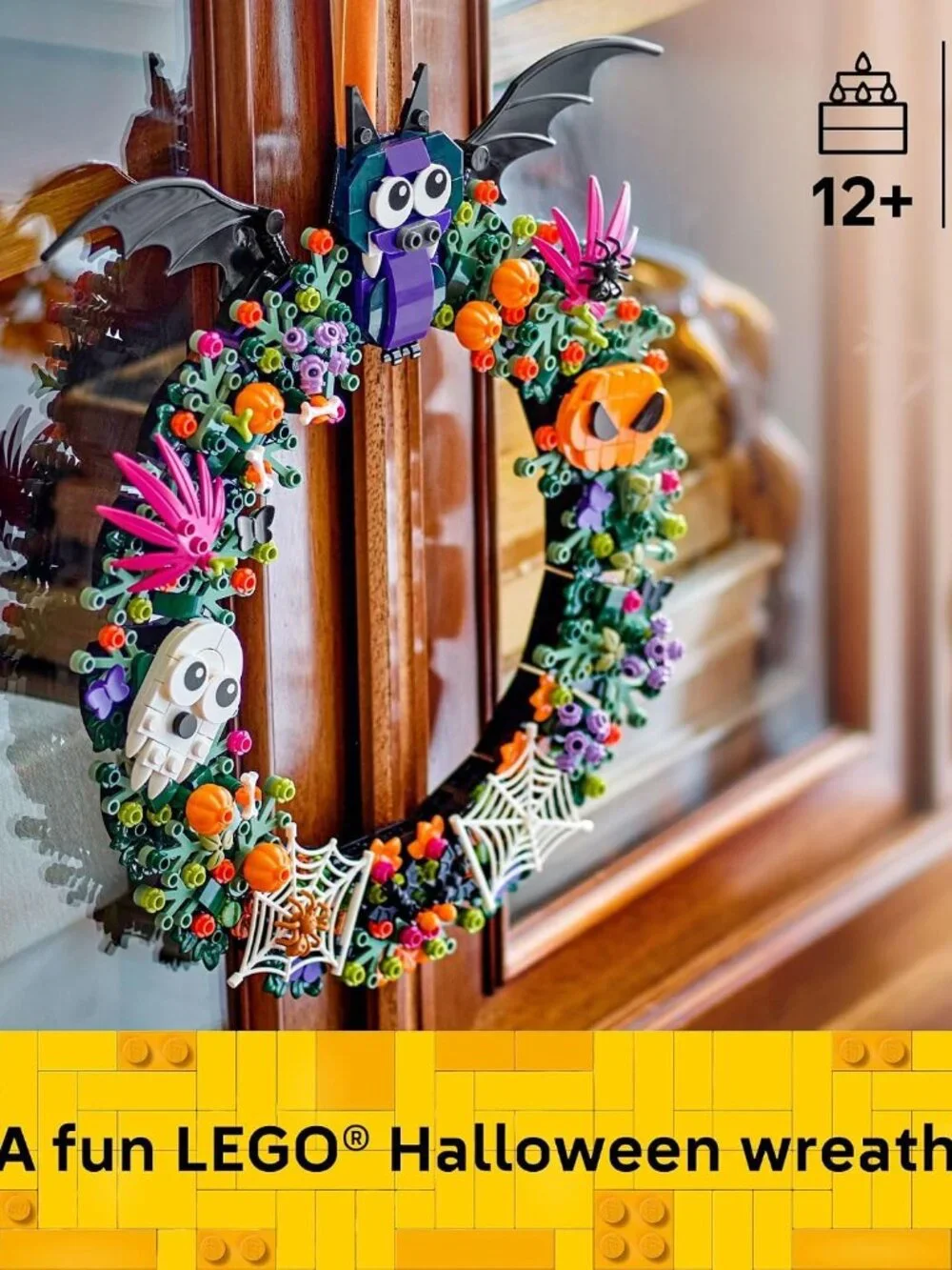 LEGO Halloween Wreath | Building Toys for Boys & Girls, Ages 12+, Halloween